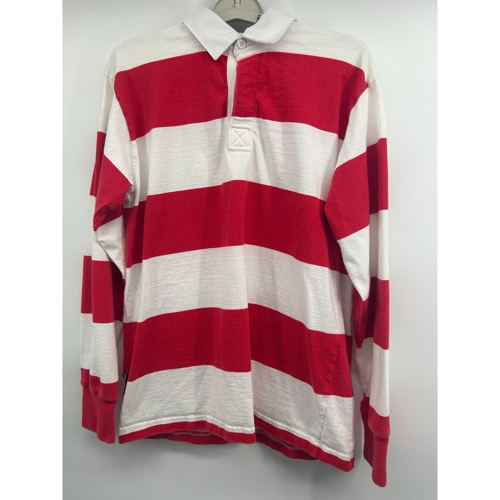 Barbarian Casual Weight Striped Rugby Jersey Red Lightweight Large‎ Canada